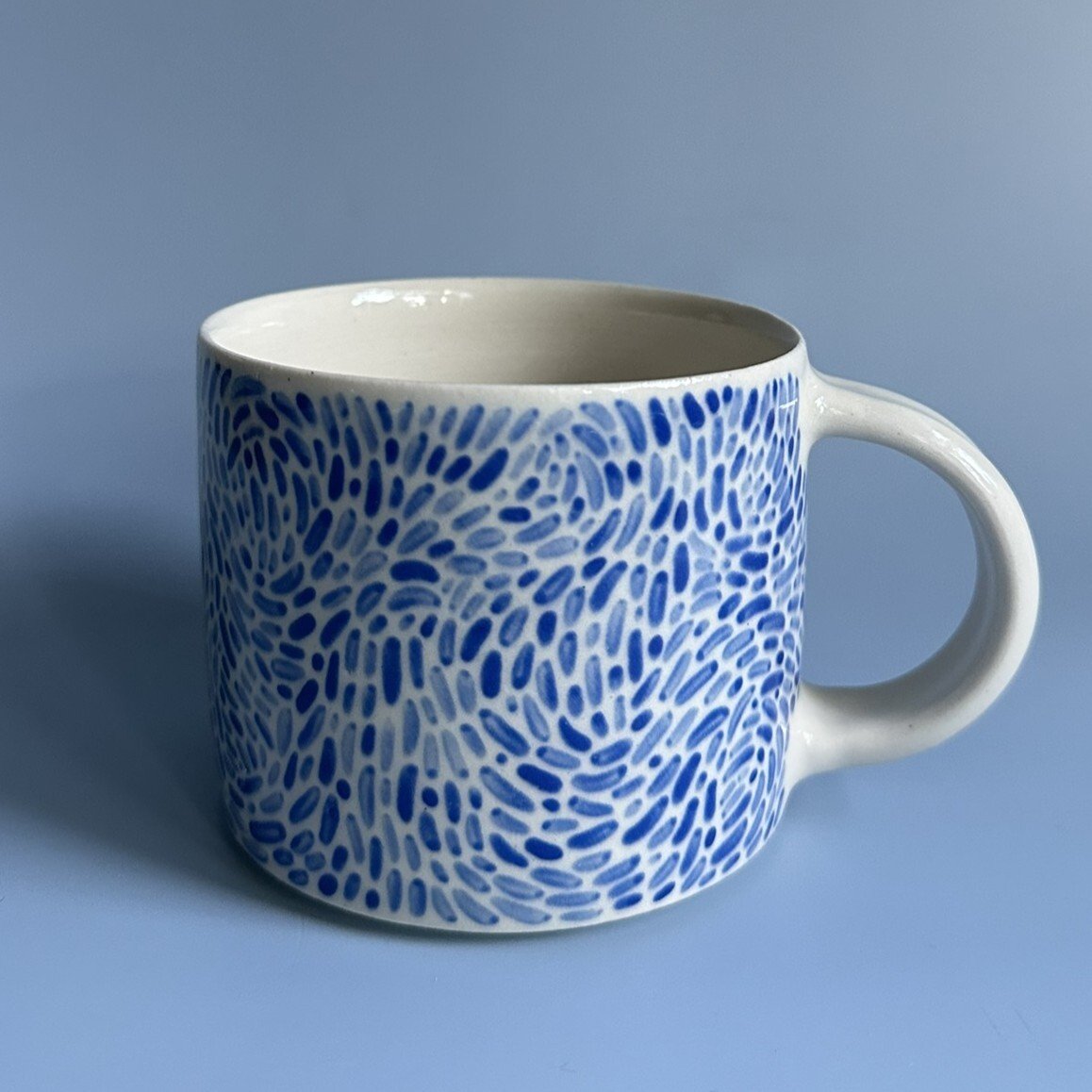 blue flow mug